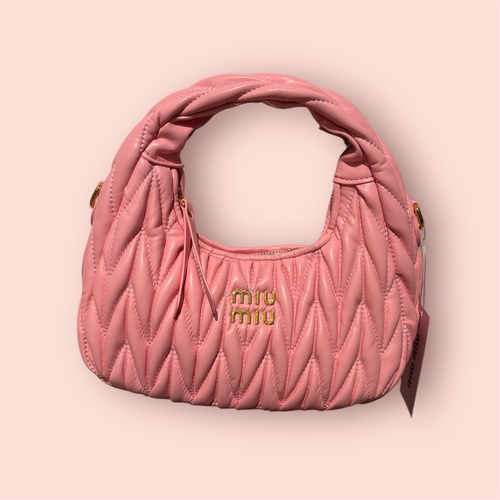 pink miu miu bag